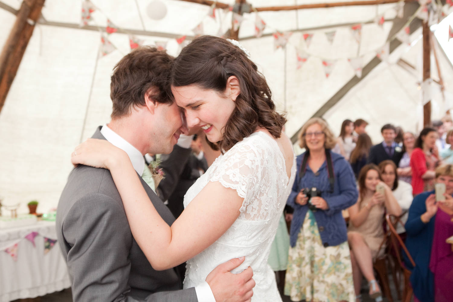 Welsh Green Weddings Photography, Ceridwen Centre Wedding Photographer, first dance, wedding dance, tipi wedding