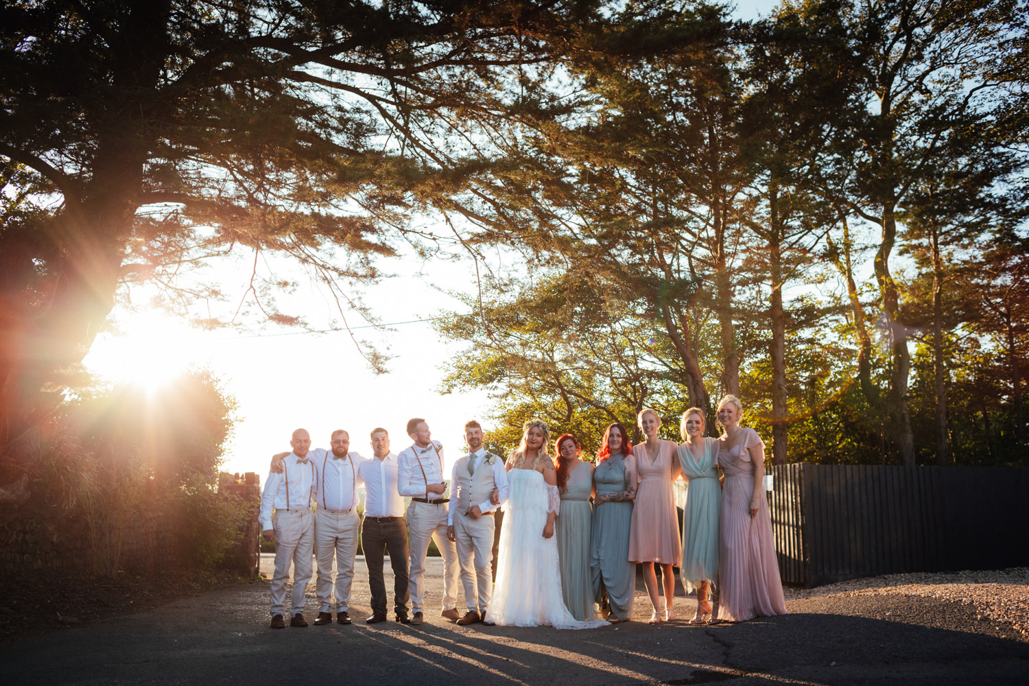 Beaconside House wedding, beach wedding, Documentary wedding photography Devon