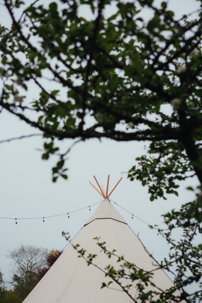 Devon Tipi Wedding Photographer