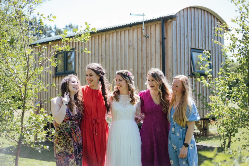 bridesmaids, Waterside Country Barn Wedding Photographer, Somerset wedding